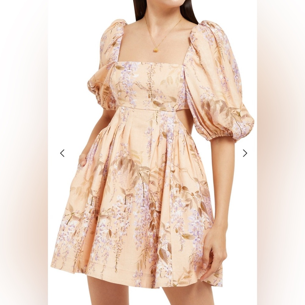 ZIMMERMANN Rosa Cut Out Mini Dress 3